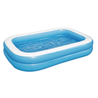 Pataugeoire rectangulaire gonflable pour la famille Bestway, 8,5 x 5,8 pi x 20 po Front_Angled_Left