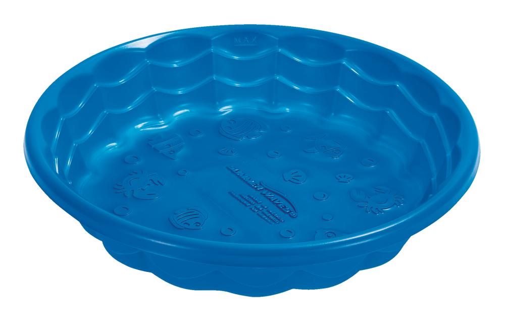 Summer Wave Light Weight Round Plastic Wading Pool, 36 x 7in, Ages 3