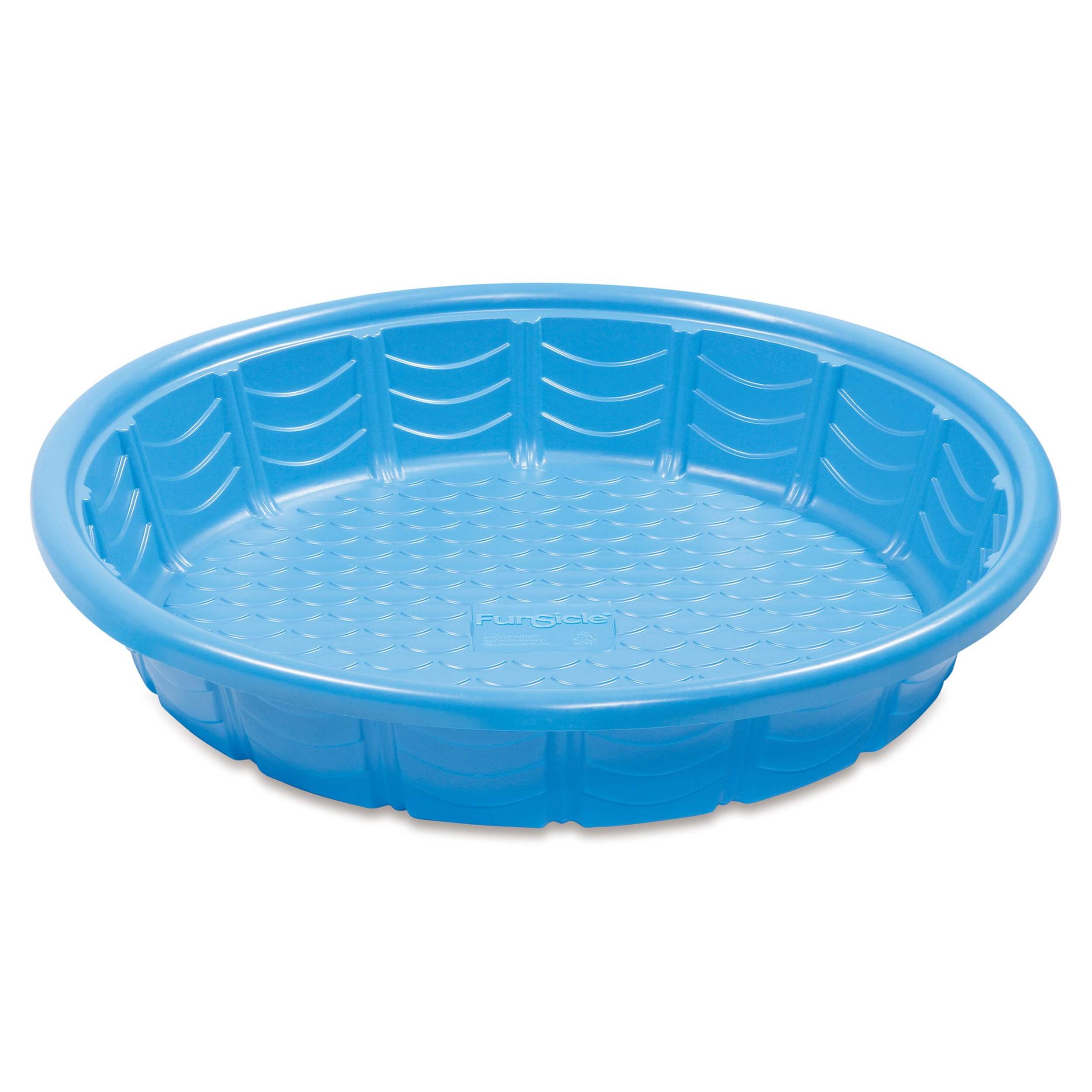 Funsicle Lightweight Round Plastic Wading Pool, 45 x 8-in, Ages 3+ Overhead_Plunge