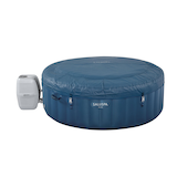SaluSpa™ Milan Round Inflatable Hot Tub Spa, 140 Jets & App Control, 78 x 28-in, 4-6 Adults Front_Elevated