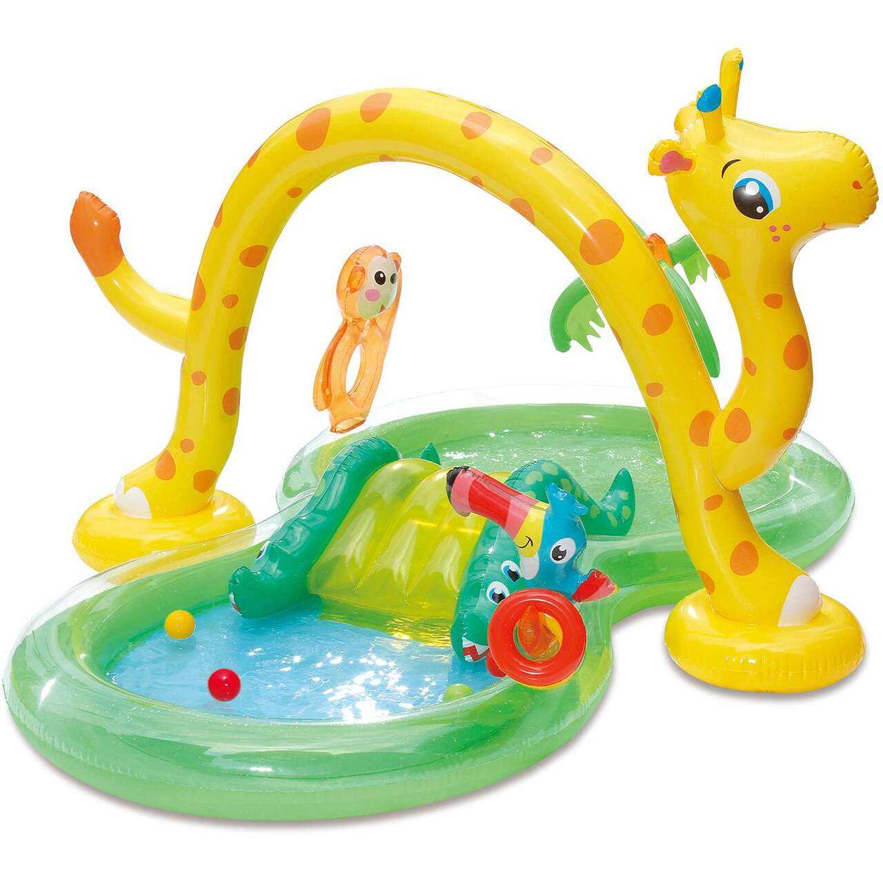 Jojoin Inflatable Paddling Pool,125 X 30 CM Paddling Pool and Patterns  Swimming Pool, Kiddie Water Pool for Kids Indoor Outdoor (Multi)