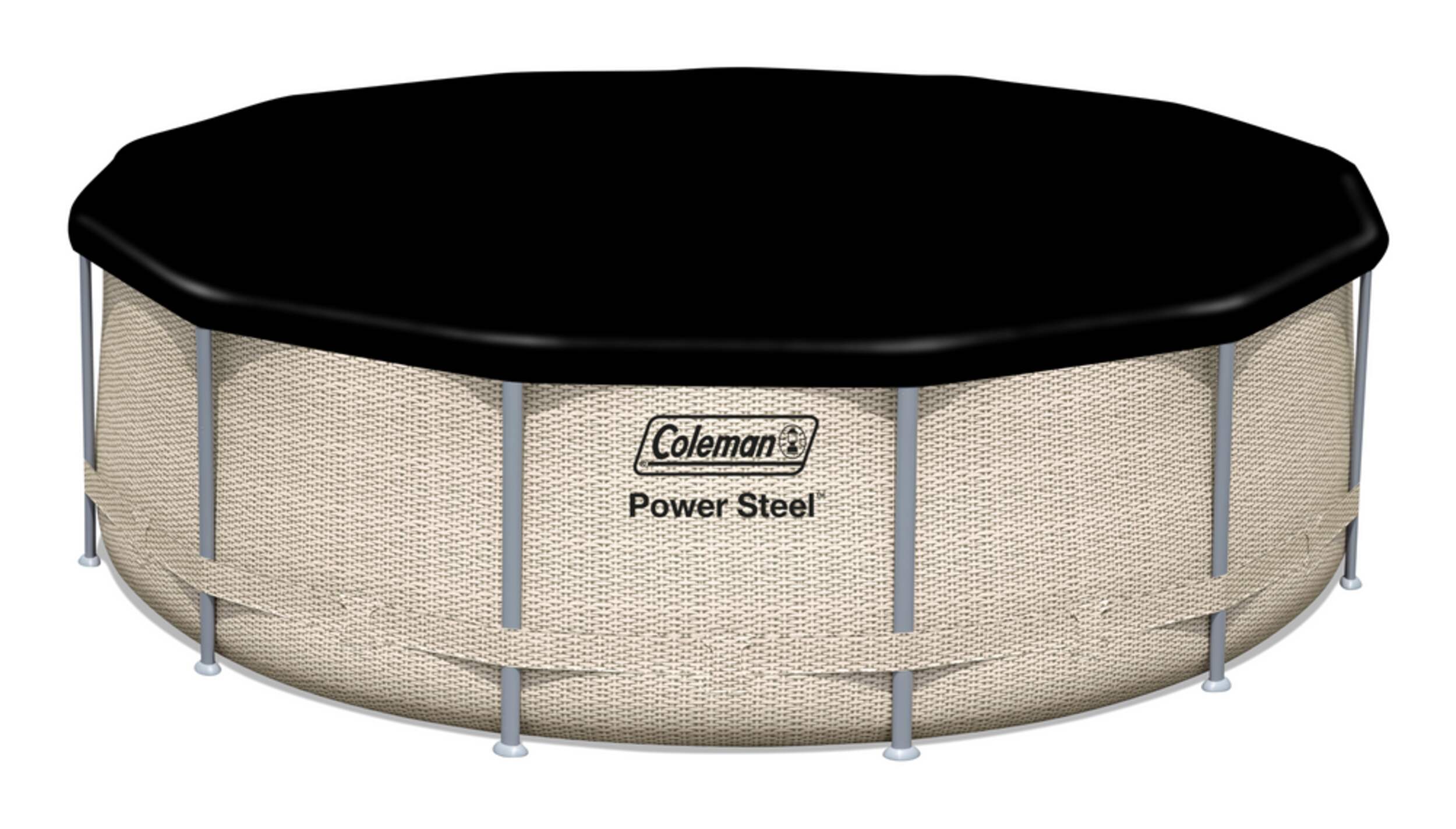 Coleman® Round Steel Frame Swimming Pool with Ladder, 13ft x 42in