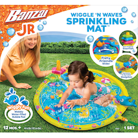 Banzai JR Wiggle n Waves Round Water Filled Splash Pad, 44-in, Ages 12m+