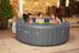 SaluSpa® Santorini HydroJet Pro™ 7-Person Portable Spa, Pump-Inflated, 5-7 Adults Front_Elevated