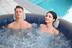 SaluSpa® Santorini HydroJet Pro™ 7-Person Portable Spa, Pump-Inflated, 5-7 Adults CloseUp