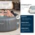 SaluSpa® Santorini HydroJet Pro™ 7-Person Portable Spa, Pump-Inflated, 5-7 Adults CloseUp