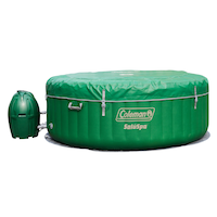 Coleman Inflatable Spa, 77-in x 28-in, Green Front_Elevated