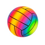 Ballon de terrain de jeu gonflable en caoutchouc coloré Hedstrom, multicolore, choix variés, 3 ans et plus, pour activités estivales/d'extérieur Front_Angled_Left