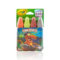 Crayola Themes Sidewalk Chalk Set, Multi-Coloured, Assorted, 4-pk, Ages 4+, for Summer/Lawn Activities Front_Flat