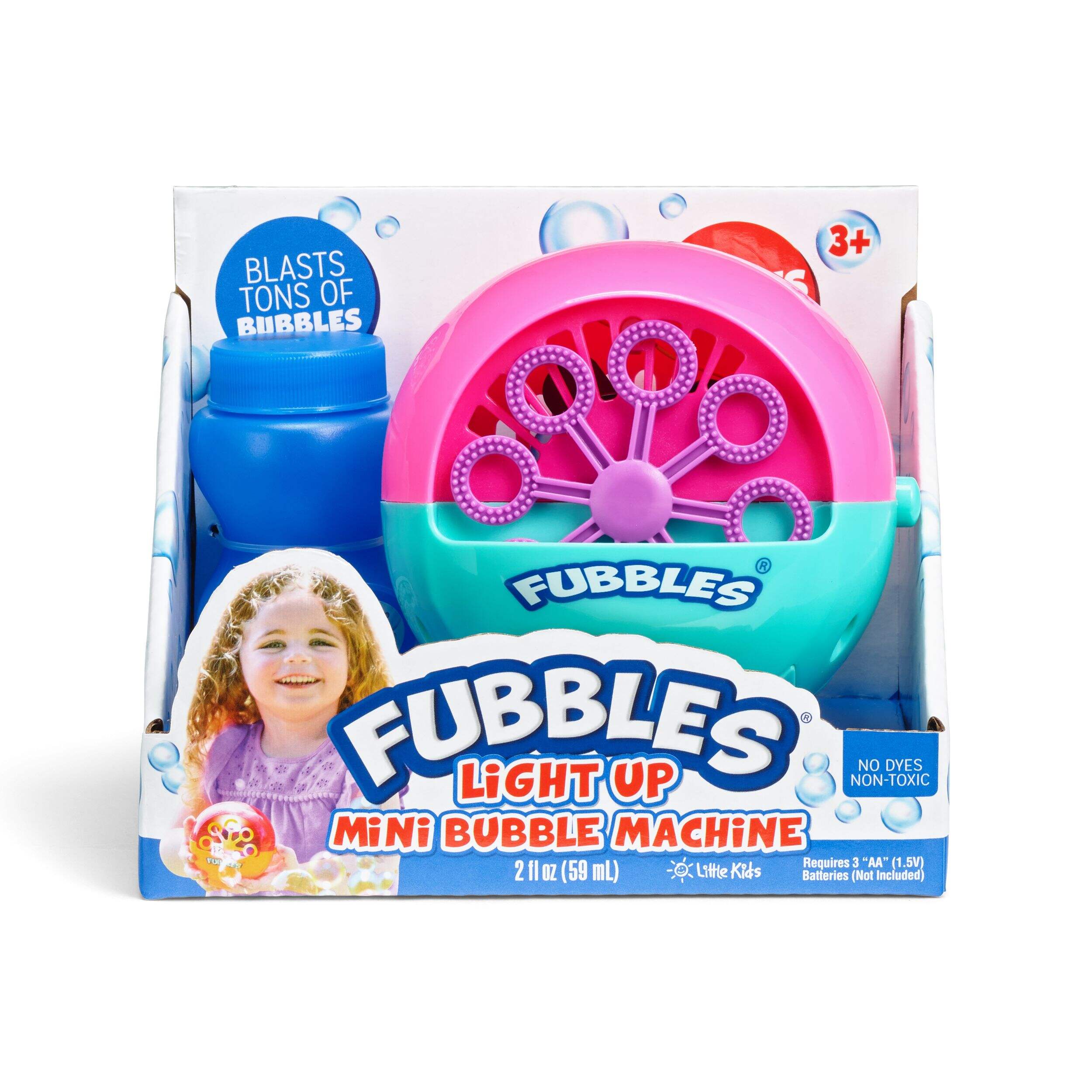 Fubbles Mini Bubble Machine, Assorted Front_Flat