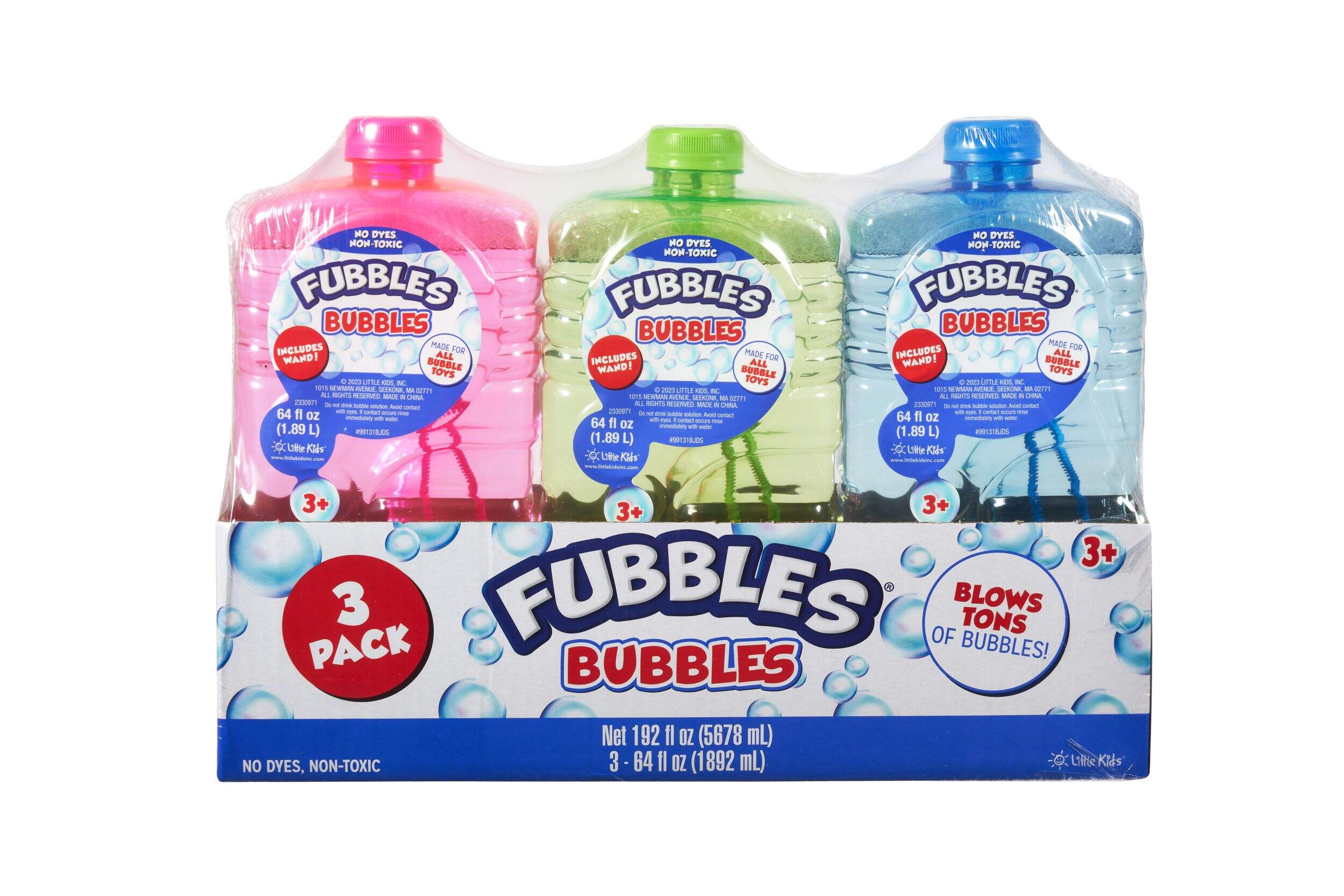 Fubbles Bubble Solution 64-oz, 3pk Front_Flat
