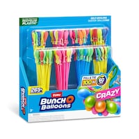 ZURU Bunch O Balloons Fill & Tie Self-Sealing Water Balloons, Outdoor Play, Age 3+, 265-pk Front_Angled_Right