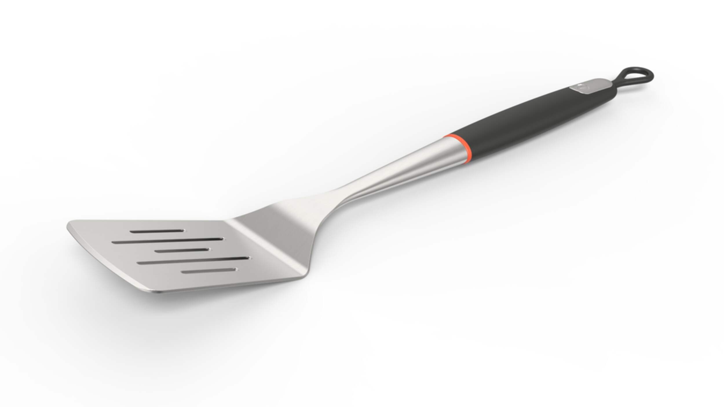 Vida by PADERNO Soft-Touch Handle BBQ Grill Spatula Front_Three_Fourths_Angled_Left