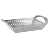 Vida by PADERNO Stainless Steel BBQ Grill Topper/Tray/Pan Front_Three_Fourths_Angled_Right