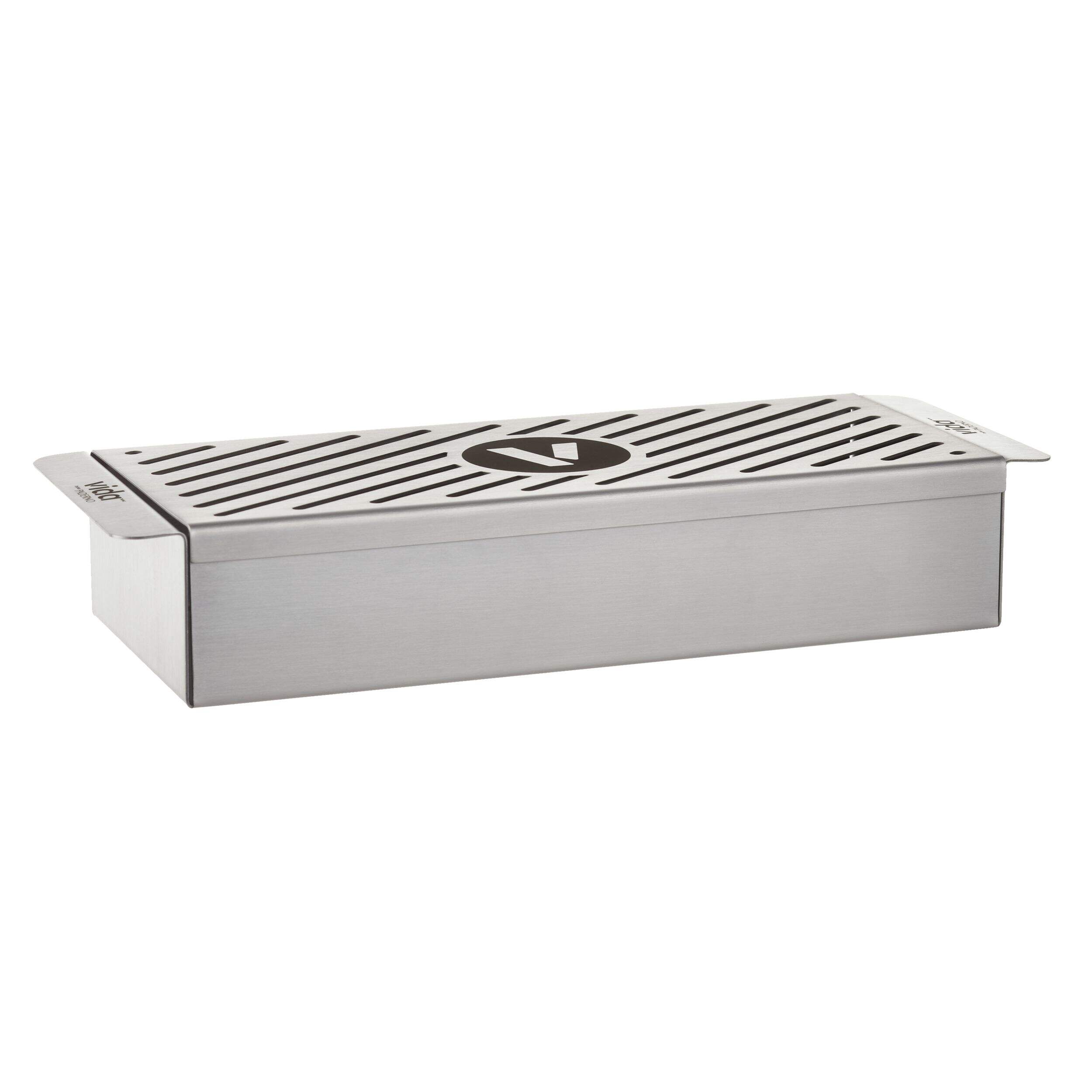 Vida by PADERNO BBQ Smoker Box Front_Three_Fourths_Angled_Right