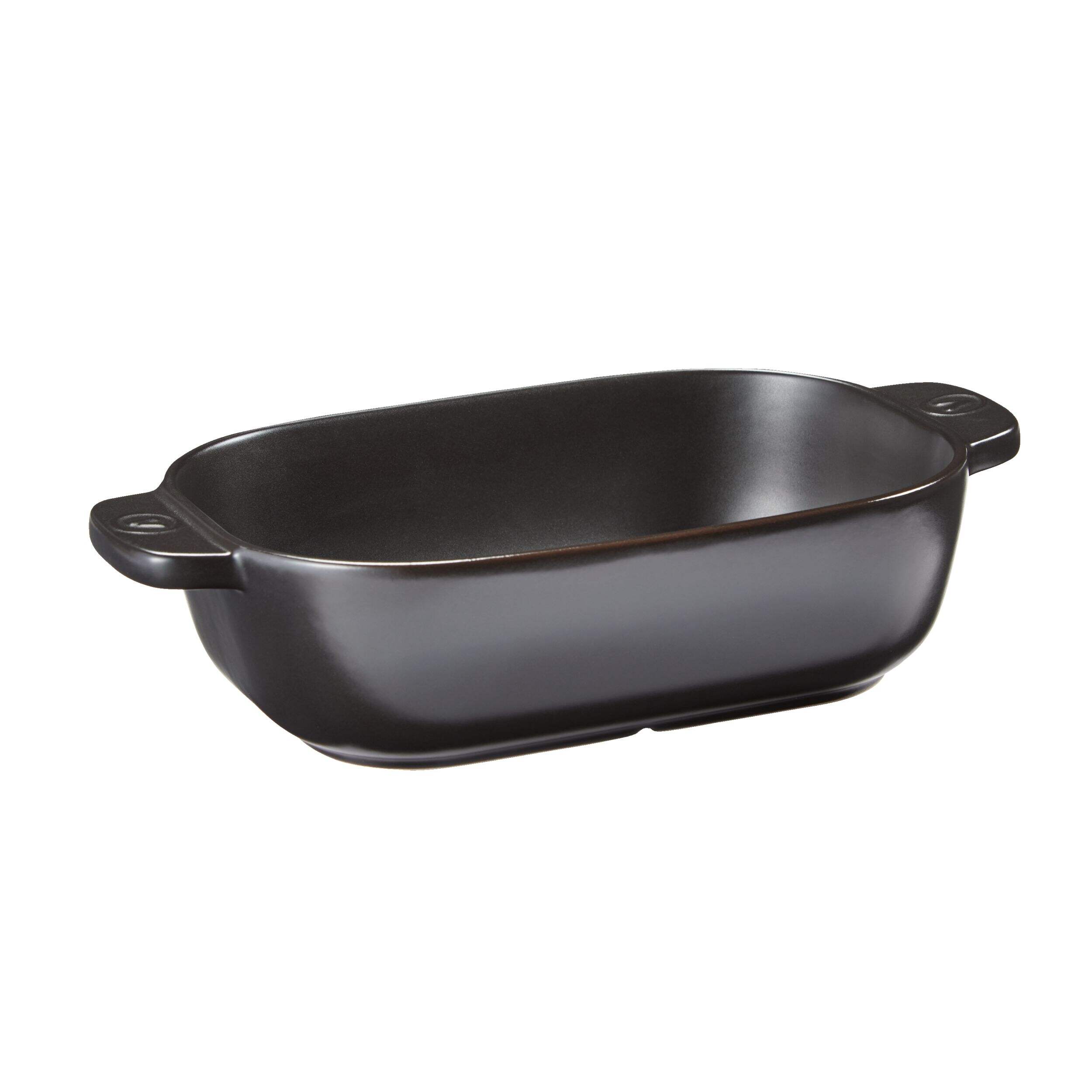 Vida by PADERNO Ceramic Smooth Glaze Baking Pan Front_Three_Fourths_Angled_Right