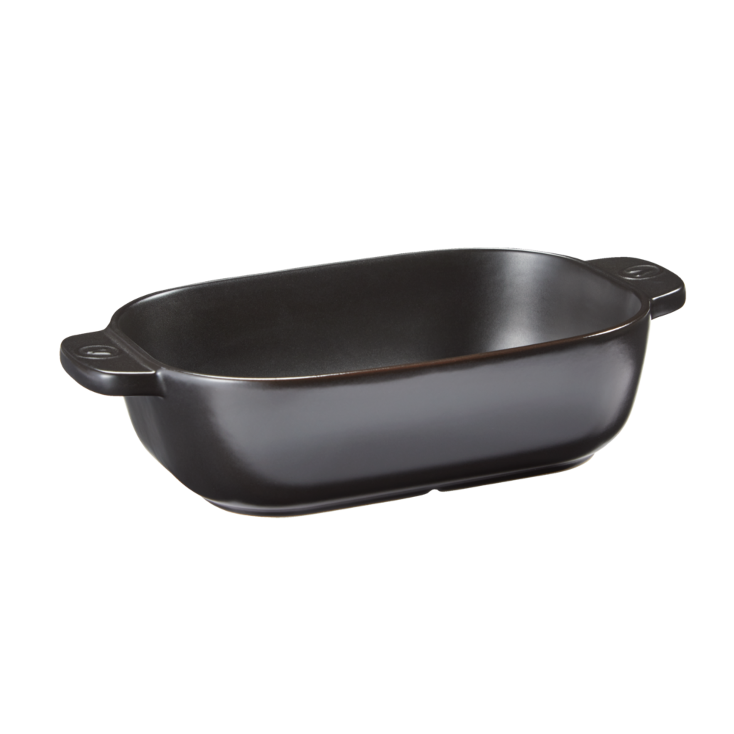 Vida by PADERNO Ceramic Smooth Glaze Baking Pan Front_Three_Fourths_Angled_Right