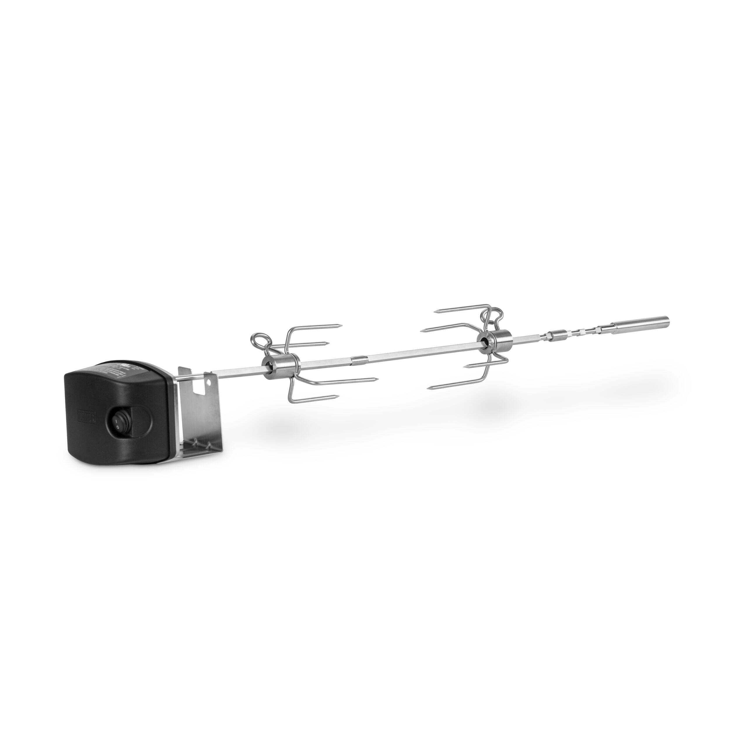 Weber Spirit Stainless Steel Grill Rotisserie Accessory Front_Three_Fourths_Angled_Right