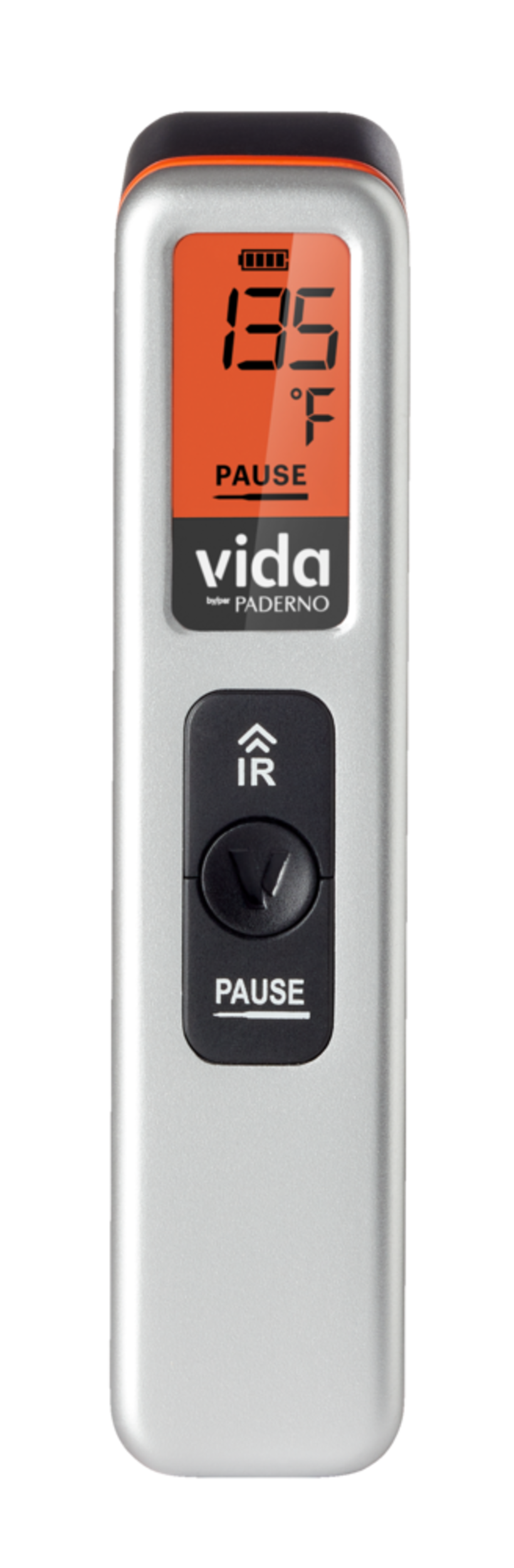 Vida by PADERNO 2-in-1 Infrared Thermometer with Probe Front_Flat