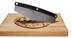 Vida by PADERNO Stainless Steel Pizza Rocker Knife with Protective Sheath Front_Flat