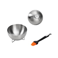Vida by PADERNO BBQ Basting Bowl with Brush Composite_or_Mixed