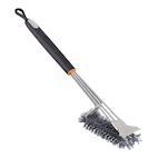 Vida by PADERNO Grill Brush w/ Nylon Bristle & Removable Head For Cleaning  BBQ Grill & Grates