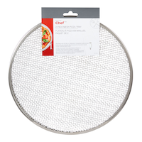 Master Chef Mesh Round Pizza Tray Set, 2-pk Front_Flat