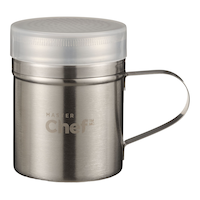 Master Chef Stainless Steel Spice/Dredge Seasoning Shaker, Dishwasher Safe Front_Elevated