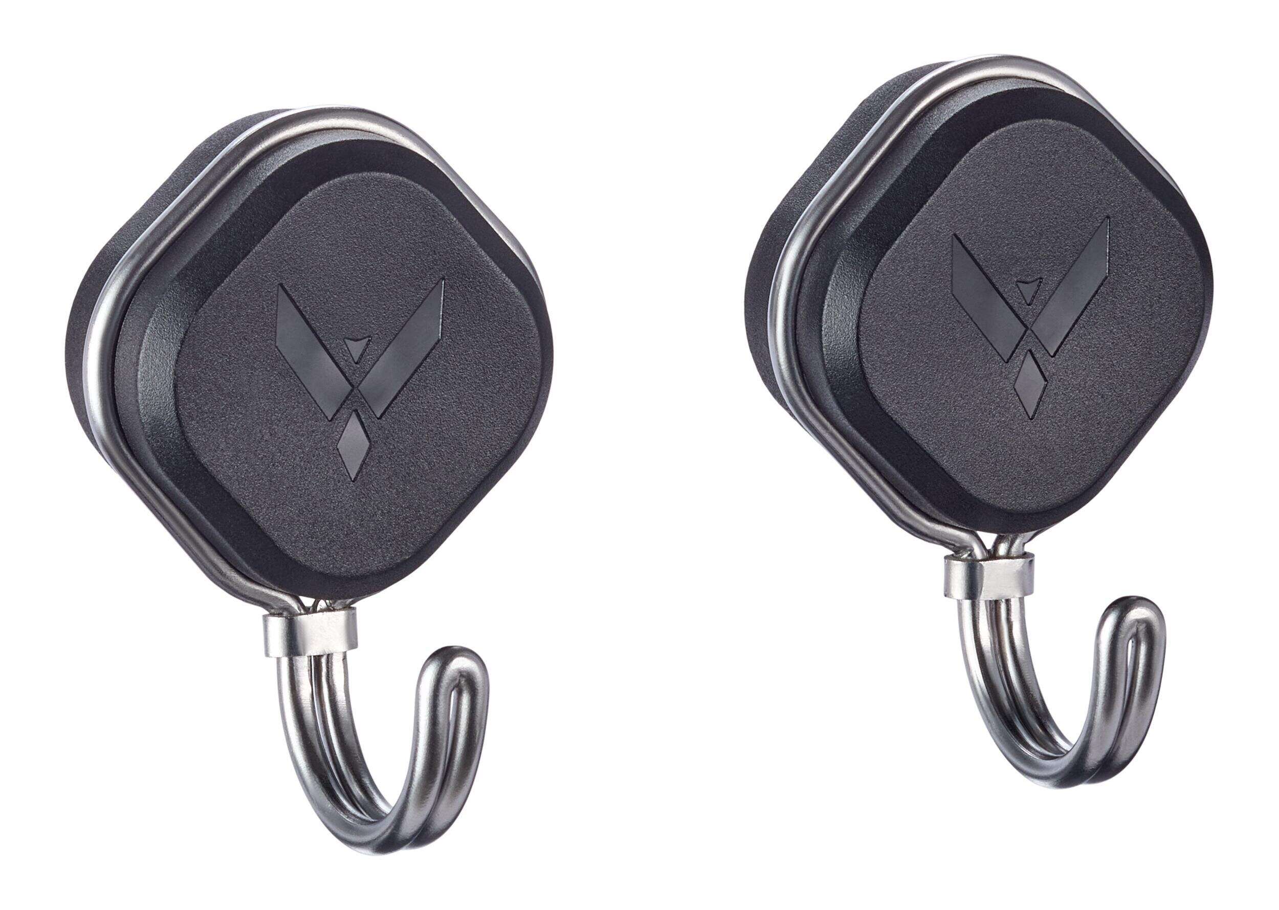 Vermont Castings Stainless Steel Magnetic BBQ Grill Hook Set, Plastic, Black 2-pk Front_Three_Fourths_Angled_Right