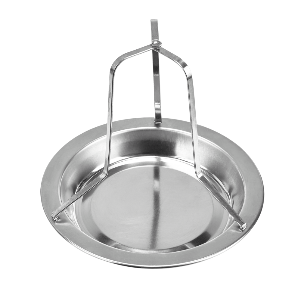 MASTER Chef Stainless Steel Folding Beer Can Chicken Holder, Chicken