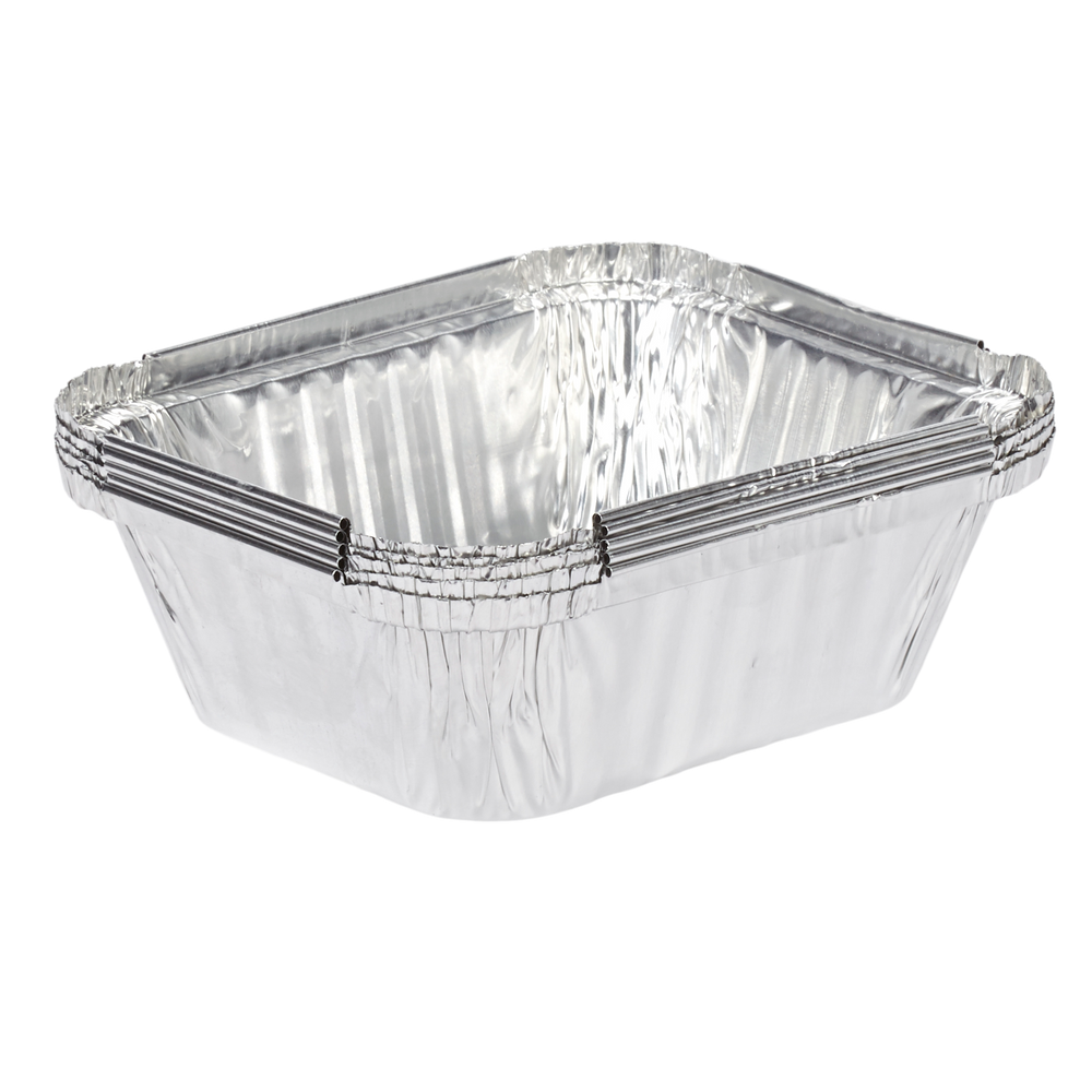 Napoleon Disposable Aluminium BBQ Grease Drip Pans/Trays, 6x5x2in, 5