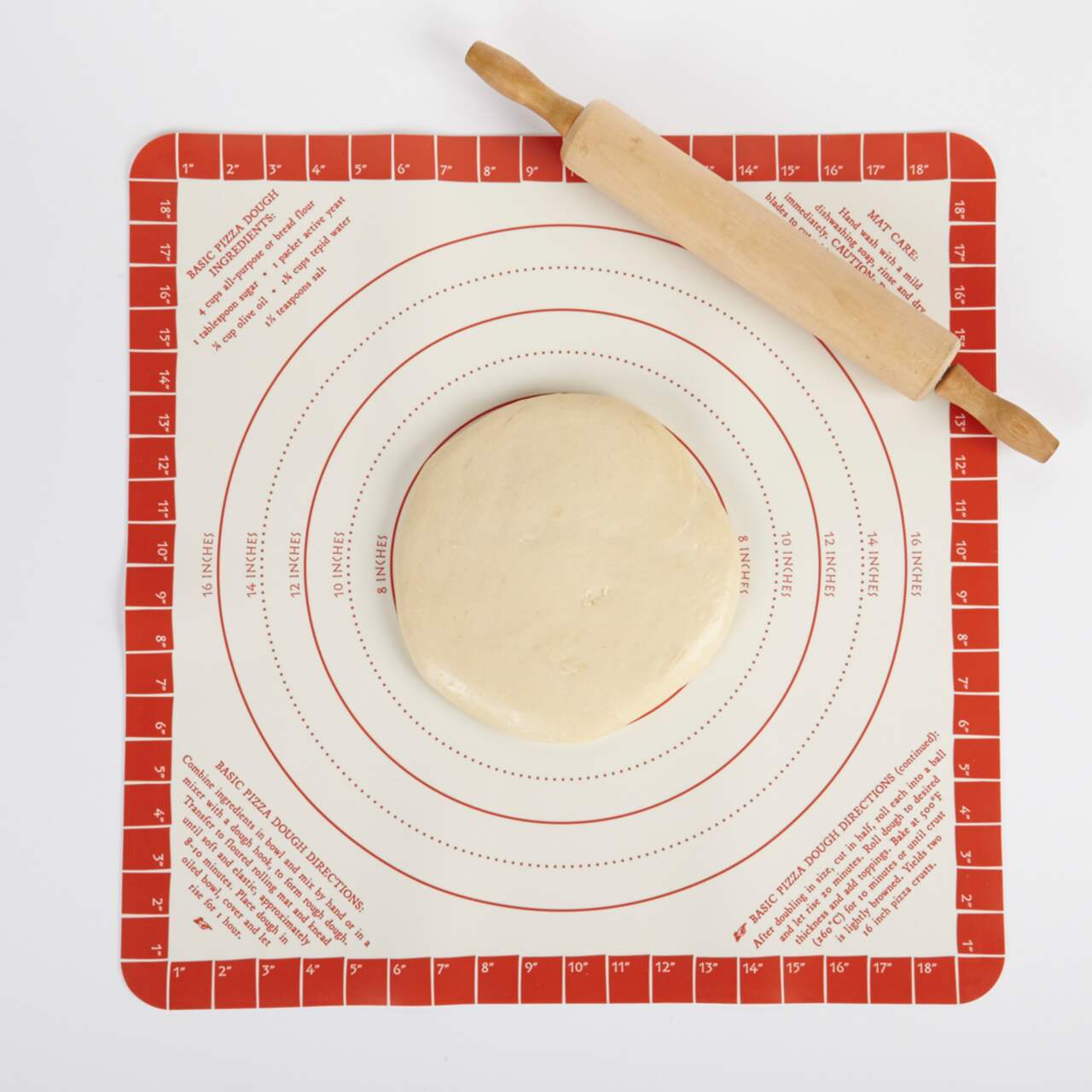 Silicone pizza mat top