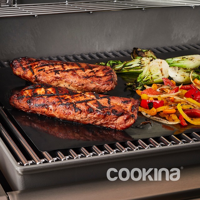 COOKINA Rectangular Shaped Reusable Gill/Grilling Mat, 100 NonStick