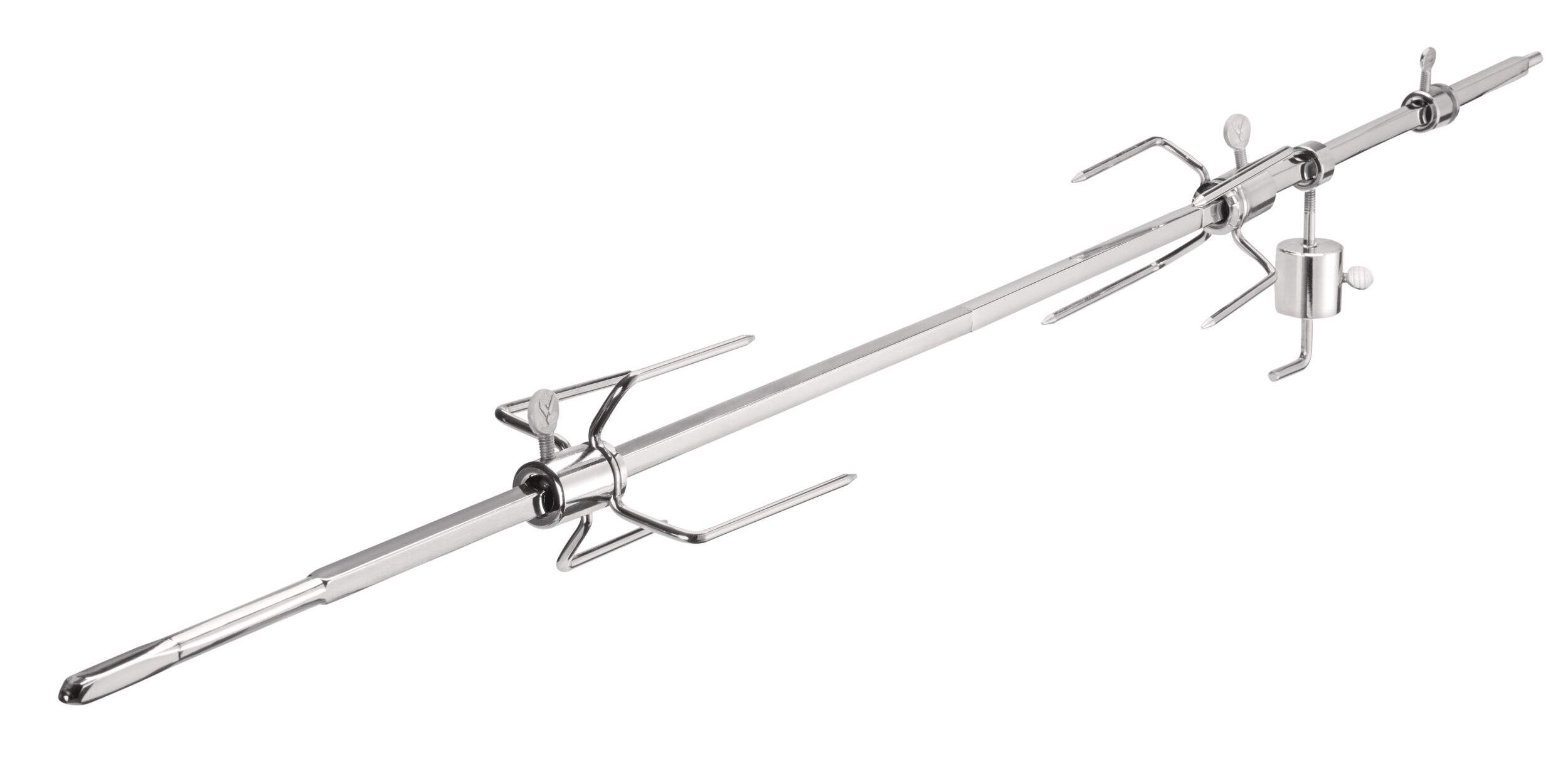 Vermont Castings Stainless Steel Rotisserie Kit for Vanguard™ Series BBQ Grills Front_Angled_Right