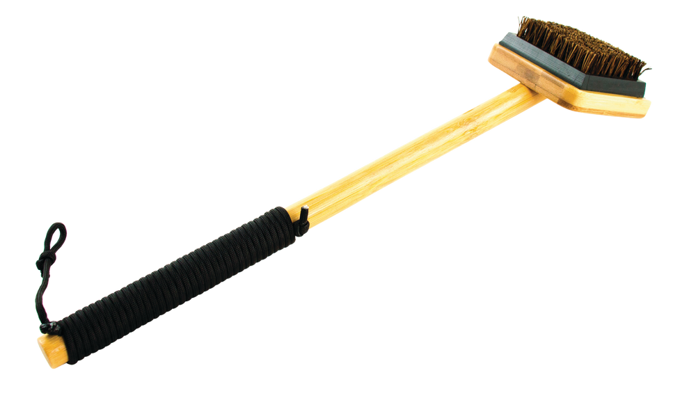 Brosse pour barbecue en bois dur à soies en rondier Master Chef Smart