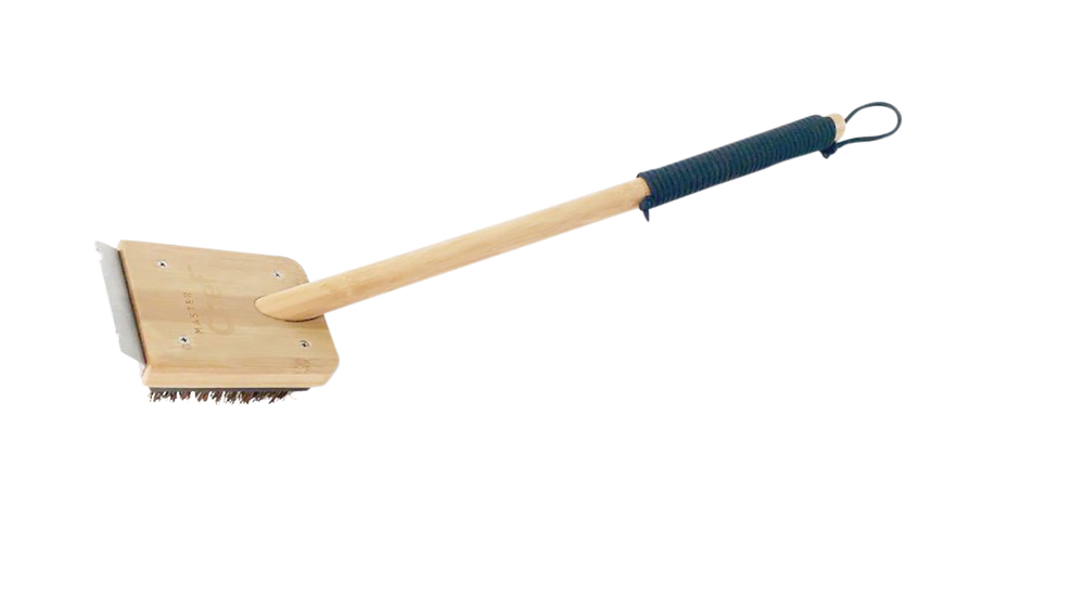 Brosse pour barbecue en bois dur à soies en rondier Master Chef Smart