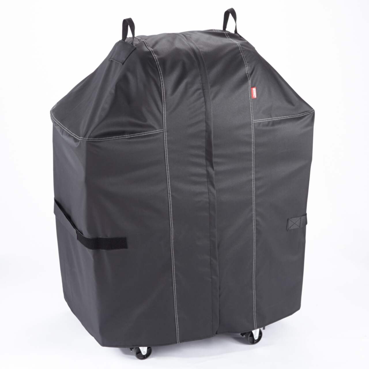 Coleman Zip2Fit All Weather BBQ Grill Cover Expandable 29 in to 35 in Dark Grey