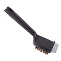 Brosse pour barbecue MASTER Chef Smart Certified avec grattoir en acier inoxydable, 9,5 po