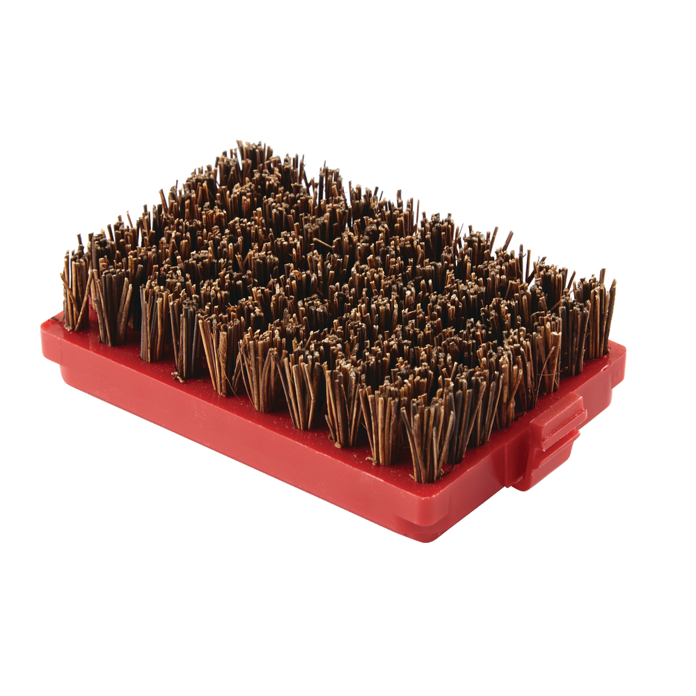 Master Chef Outdoor BBQ Replacement Grill Brush Head w/ Palmyra Bristle