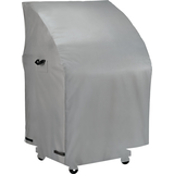 Tripel 400 Series Universal All-Weather BBQ Grill Cover, Waterproof & UV-Resistant, Small, Grey Front_Angled_Left