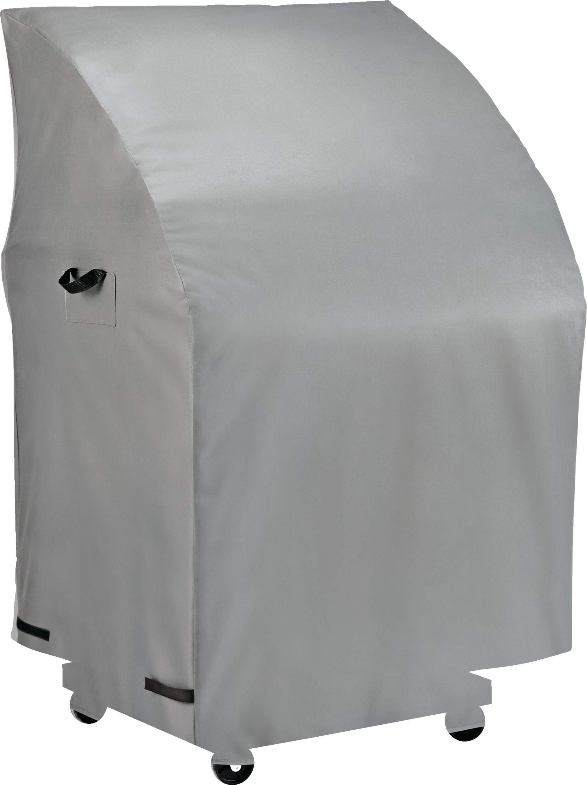Tripel 400 Series Universal All-Weather BBQ Grill Cover, Waterproof & UV-Resistant, Small, Grey Front_Angled_Left