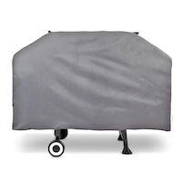 Housse universelle de barbecue Tripel de série 400, hydrofuge résistant aux intempéries et aux rayons UV, moyen, gris
