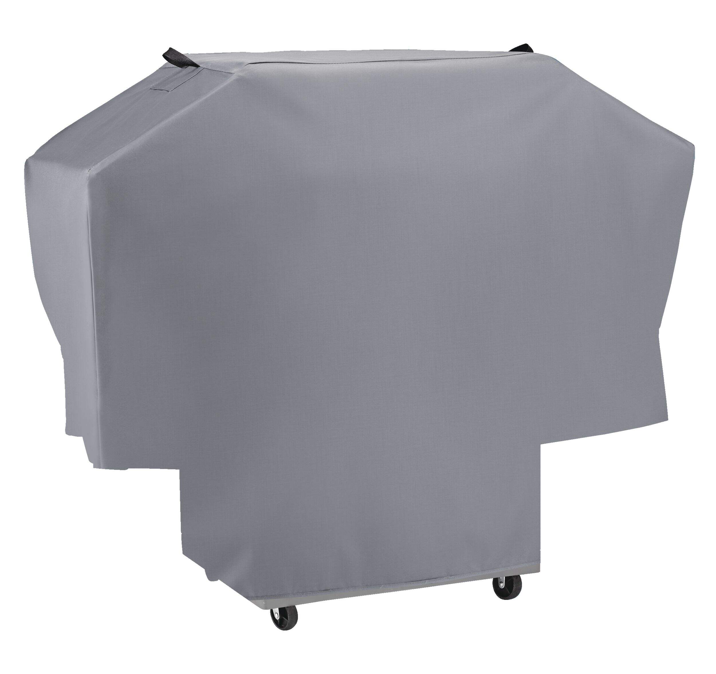Housse universelle de barbecue Tripel de série 400, hydrofuge résistant aux intempéries et aux rayons UV, grand, gris Front_Angled_Right