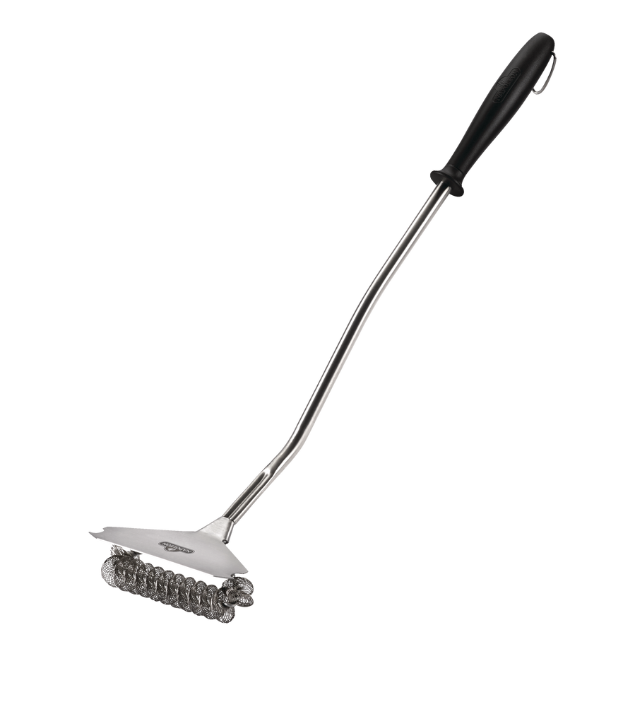 Napoleon Bristle Free Stainless Steel Wide Grill Brush For Cleaning