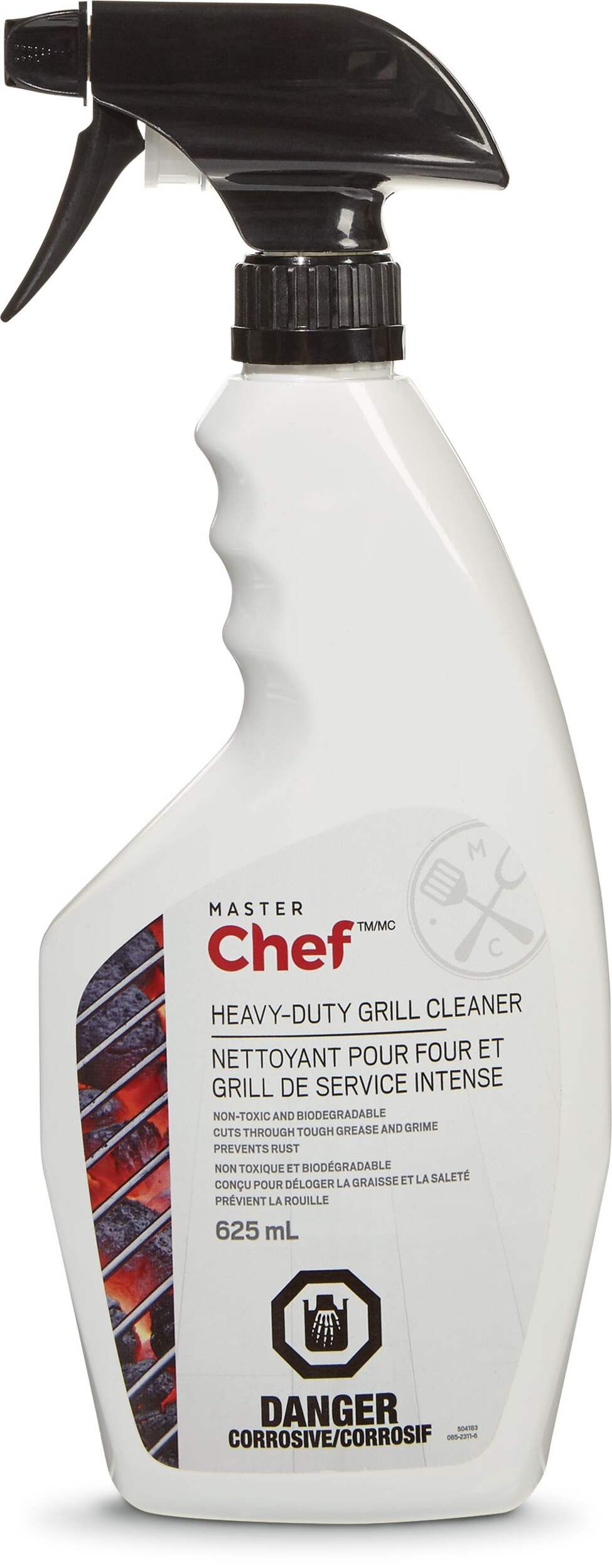 Master Chef Outdoor BBQ Grill & Grate Cleaner, Heavy-Duty, Non-Toxic & Biodegradable Side_Left