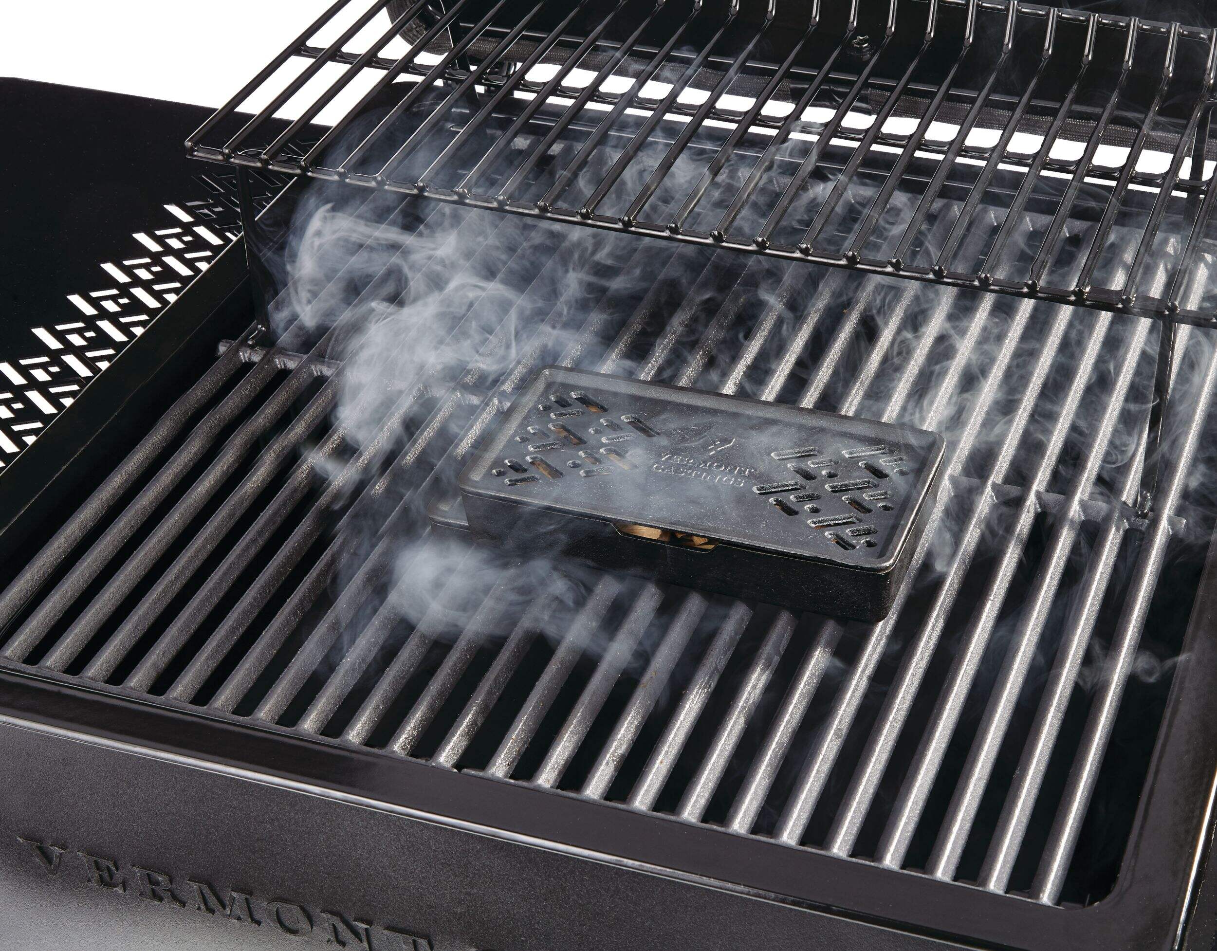 Vermont Castings Cast Iron BBQ Smoker Box w/ Heat Resistant