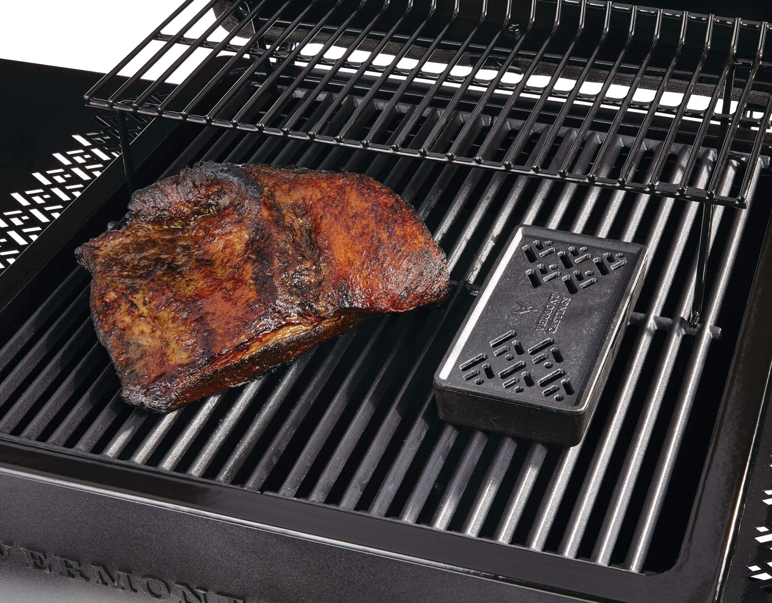 Vermont Castings Cast Iron BBQ Smoker Box w/ Heat Resistant