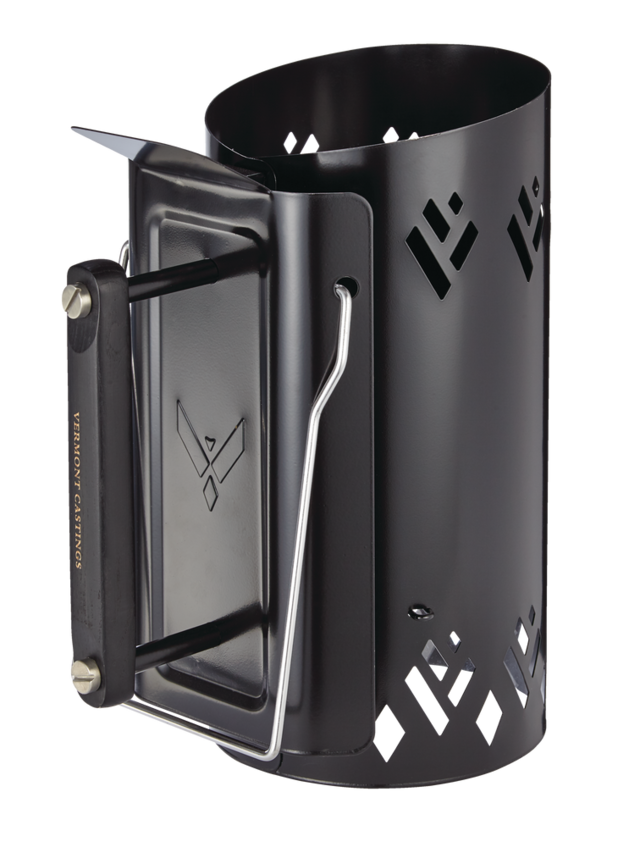 Vermont Castings Steel Charcoal Rapidfire Chimney Starter with Dual