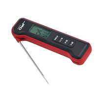 MASTER Chef Digital Folding BBQ Food & Meat Thermometer with a Stainless Steel Probe Front_Angled_Left