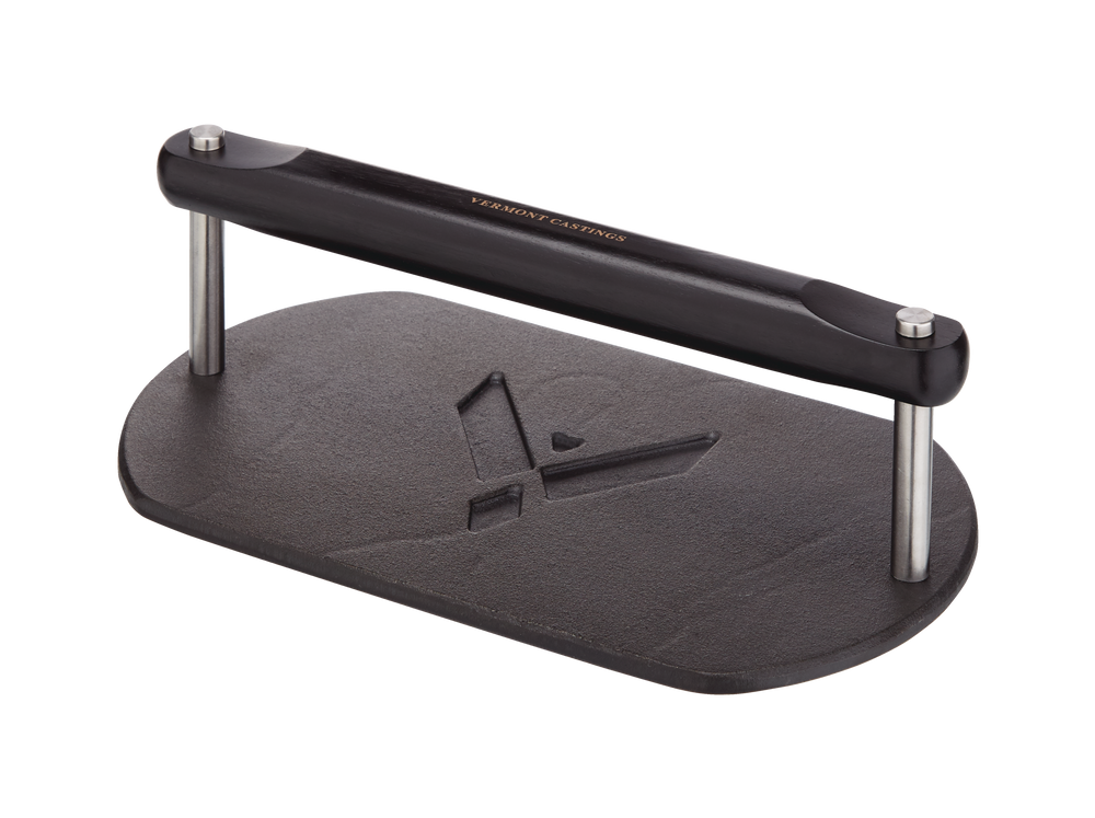Vermont Castings Cast Iron BBQ Grill Press For Grills & Stoves